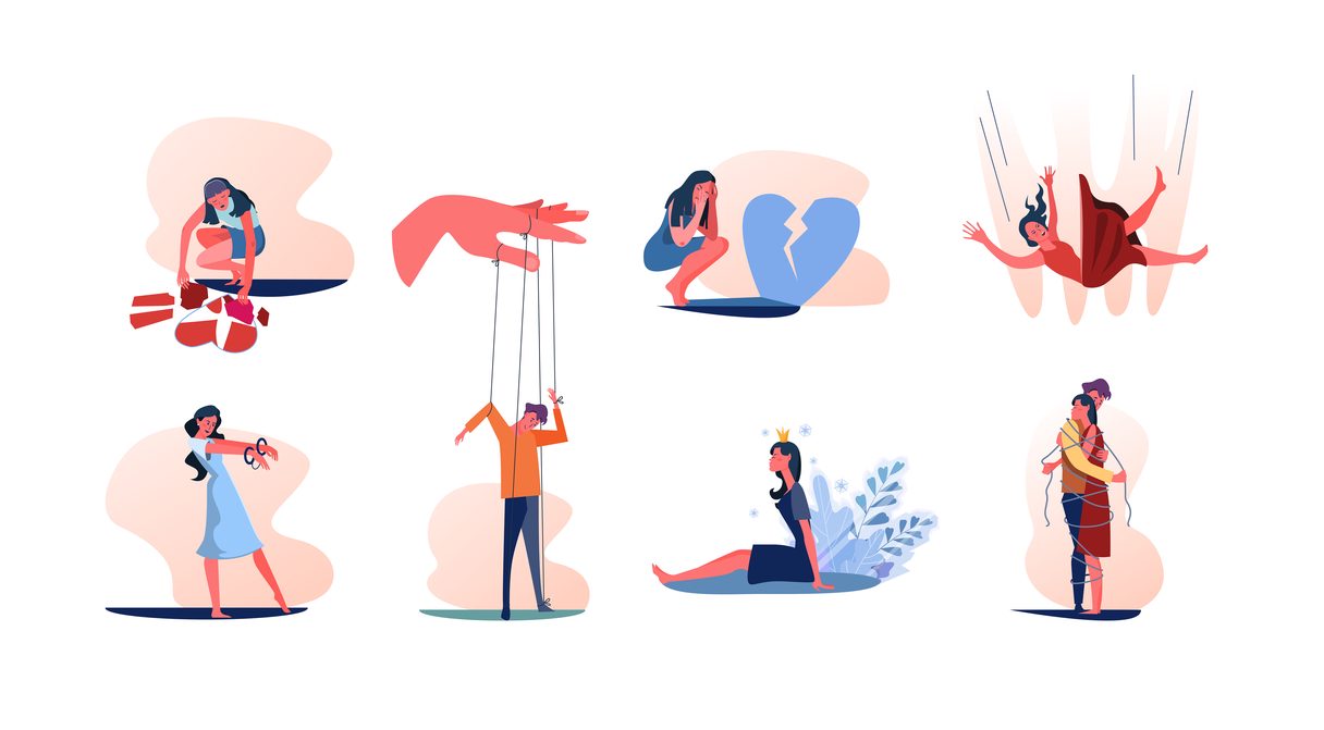 Ilustración sobre el trauma